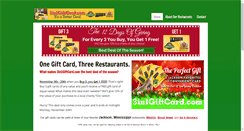 Desktop Screenshot of 3in1giftcard.com